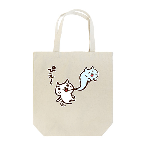 じろにゃんぴえー Tote Bag