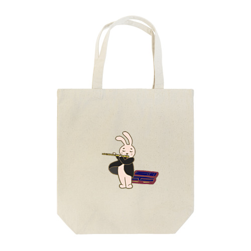 フルートうさぎ Tote Bag