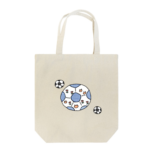 絵本の中の可愛いサッカーボール Tote Bag