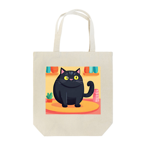 ぽて黒猫 Tote Bag