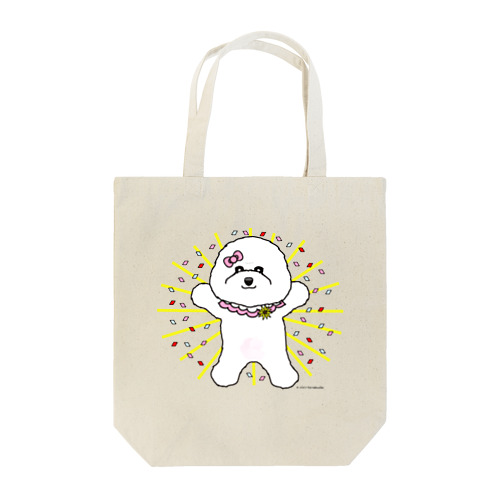 Happy びしょんちゃん Tote Bag