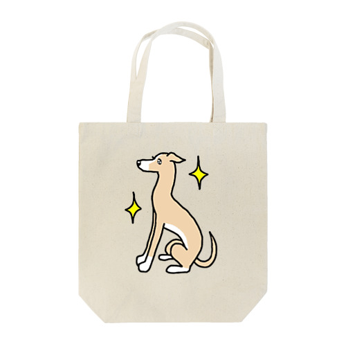 Italian Greyhound sitting トートバッグ