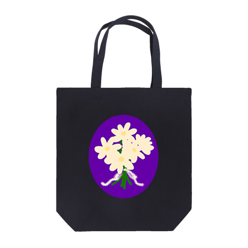 紫の中のデイジーブーケ Tote Bag