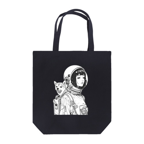 犬と少女 Tote Bag