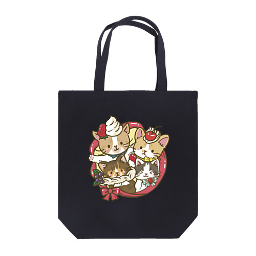 美味しそうなリースにゃん Tote Bag