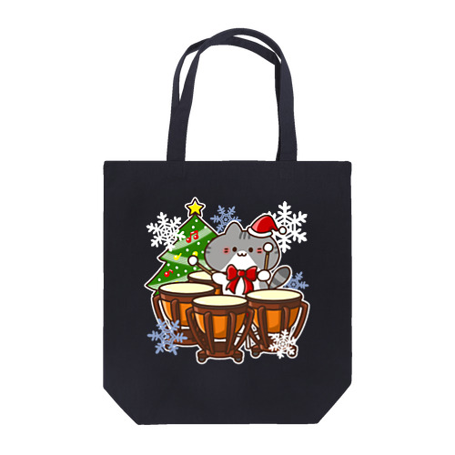 クリスマス・ティンパニねこ Tote Bag