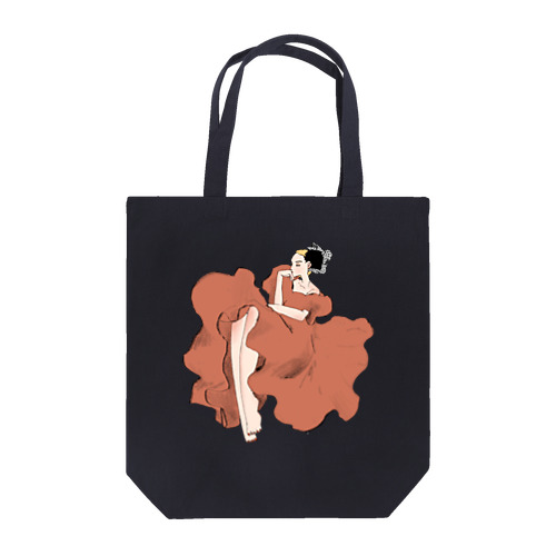 赤いドレスの君 Tote Bag