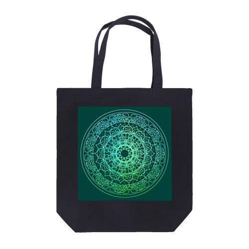 母星回帰曼荼羅　moss green version Tote Bag