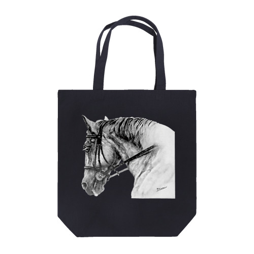 がんばる馬トート Tote Bag