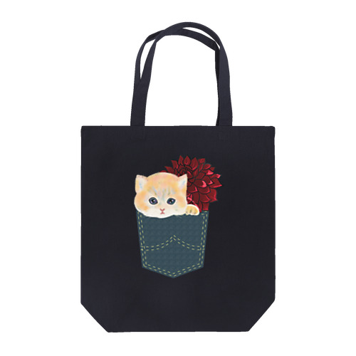 ポケねこ　ガーベラ Tote Bag