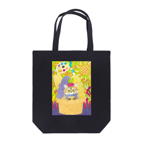 さつまいもパフェにゃんこ Tote Bag