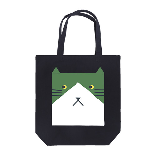 hako-neko [Green] Tote Bag
