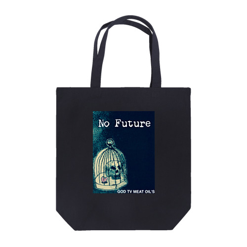 No  Future-スカル×鳥かご Tote Bag