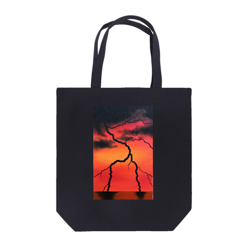 雷【いかずち】〜黒雷〜 Tote Bag