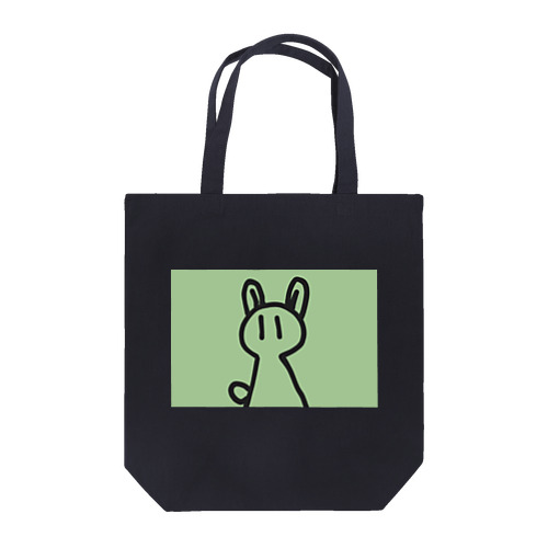 ウサココスプレをするコンセント君（緑） Tote Bag