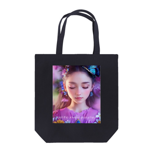open the universe of your heart Tote Bag