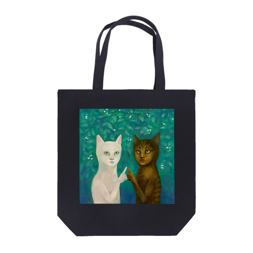 Silver Vine Tote Bag