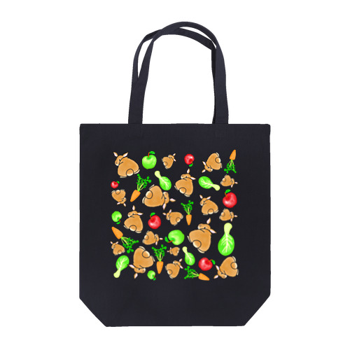 野菜と果物とうさぎさん Tote Bag