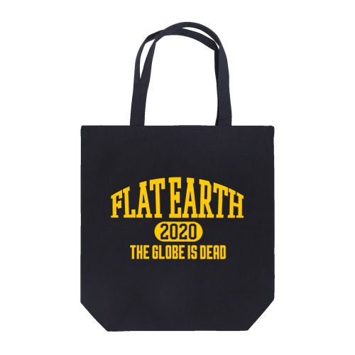 カレッジ風(ミシガンカラー)　フラットアース FLATEARTH Tote Bag