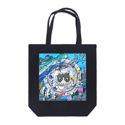 ぷにキャット【海】 Tote Bag