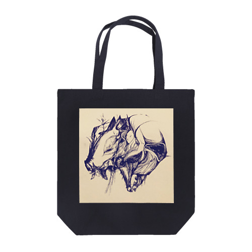 亥の獅子と魔女 Tote Bag