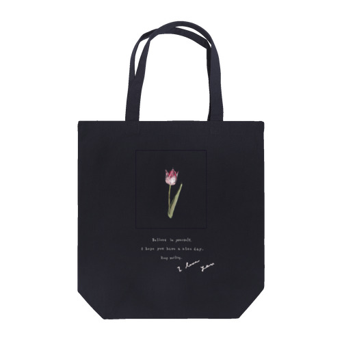 🍧 Strawberry Shaved Ice Tulip . Tote Bag