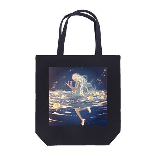 宇宙魔女の遊泳 Tote Bag