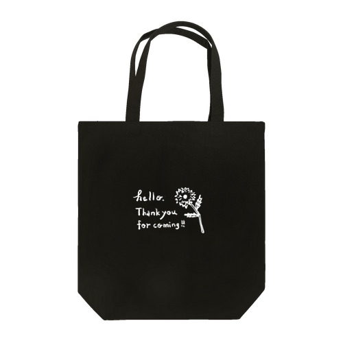 Thanks flower Tote Bag