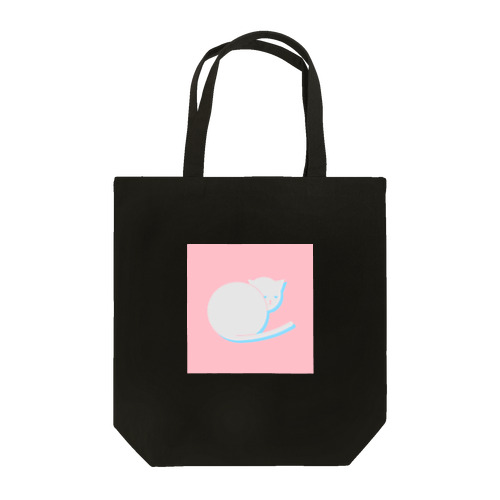 まんまるなねこ(白) Tote Bag