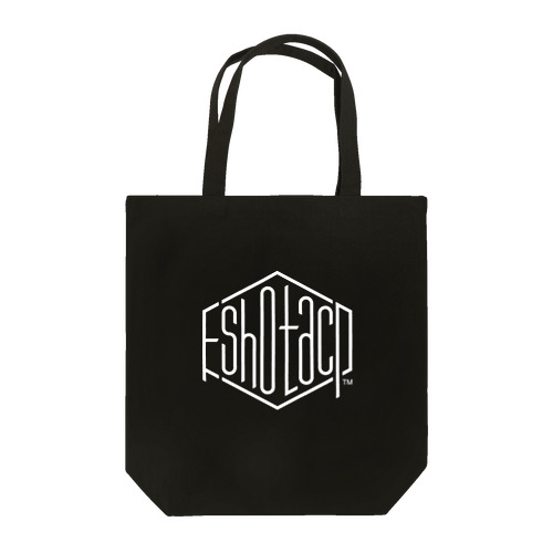 shotac印 White Logo Tote Bag