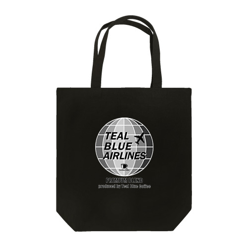 TEAL BLUE AIRLINES - grayscale Ver. - Tote Bag
