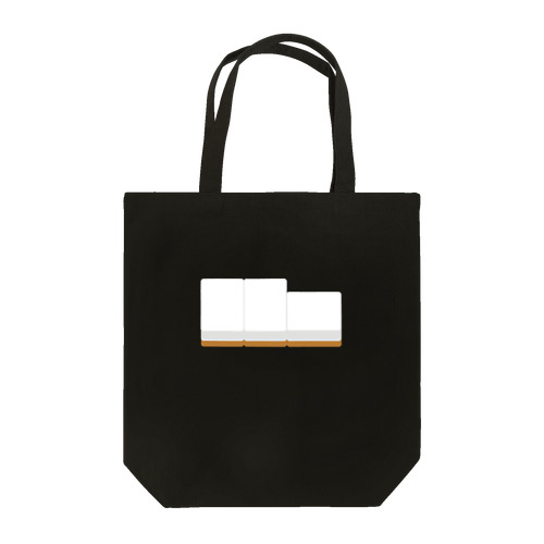 右から白ポン ( 麻雀グッズ ) Tote Bag