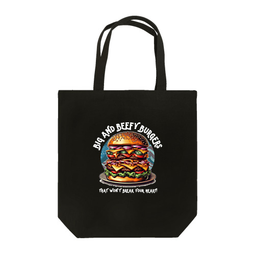 あなたを満足させるバーガーを!（濃色用） Tote Bag