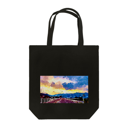 夕焼けの帰り道 Tote Bag