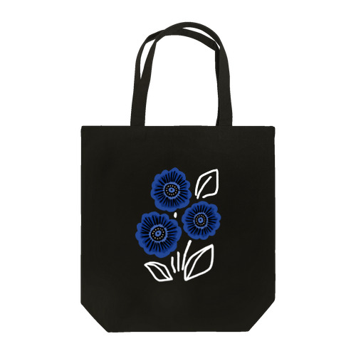 少し怪しい青い花 Tote Bag
