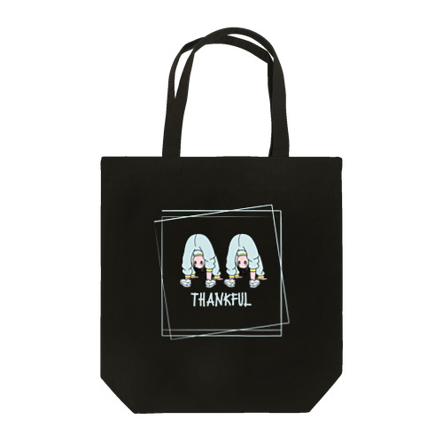 トートバッグ〝THANKFULシリーズ〟【SAYARISA×hoppeコラボアイテム】 Tote Bag