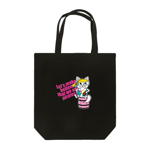 猫！海賊になる！！（濃色用） Tote Bag