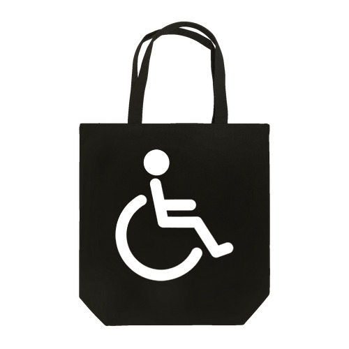 車椅子マーク（白） Tote Bag