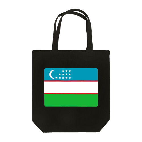 ウズベキスタンの国旗 トートバッグ
