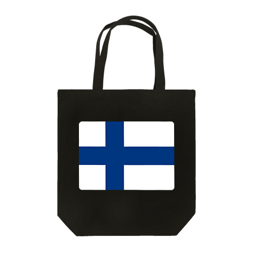 フィンランドの国旗 トートバッグ