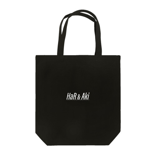 HaR&Aki ワンポイントホワイトロゴ Tote Bag