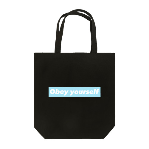 “Obey yourself” トートバッグ