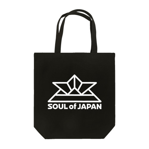 ソウルオブジャパン 折り紙の兜デザイン 大和魂 日本 ホワイト Tote Bag