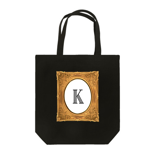 krakatuk額入イニシャル‘K’ Tote Bag