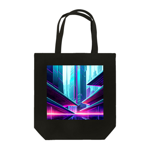 サイバーパンク都市 Tote Bag