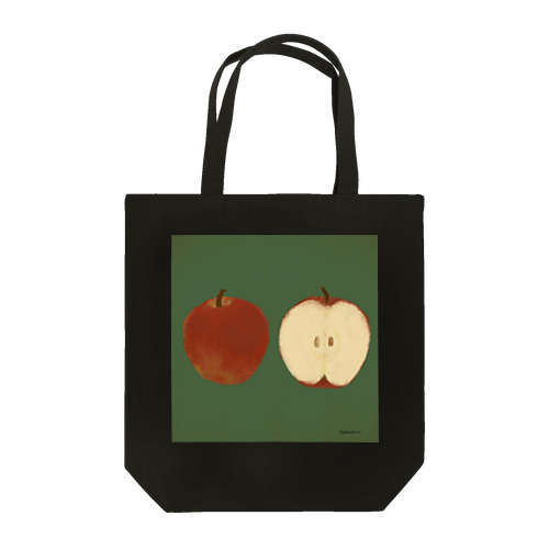 リンゴの断面 トートバッグ