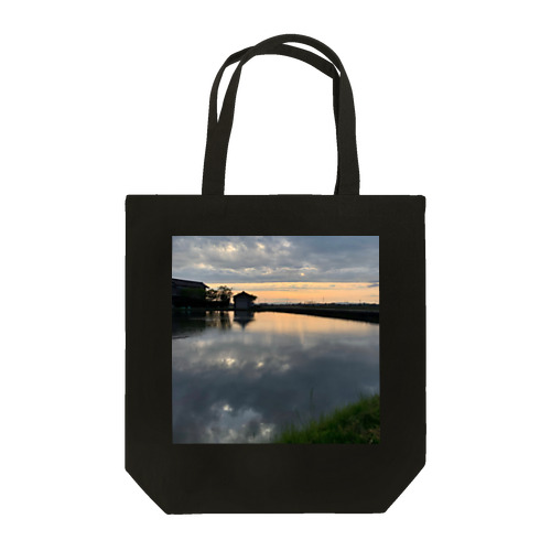 #2 At twilight -rice field Tote Bag