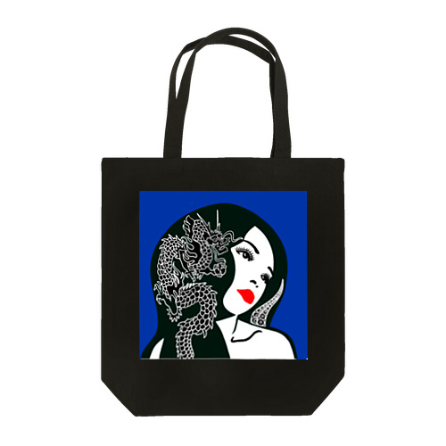 Lady RGB dragon  Tote Bag