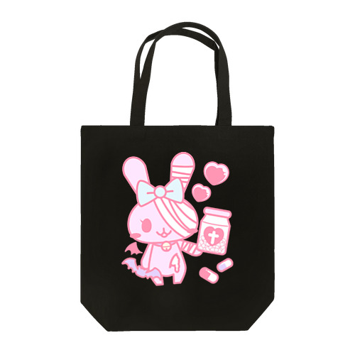 病みホリ兎桃02 Tote Bag