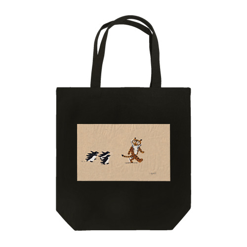 トラちゃんとペンギンたち Tote Bag